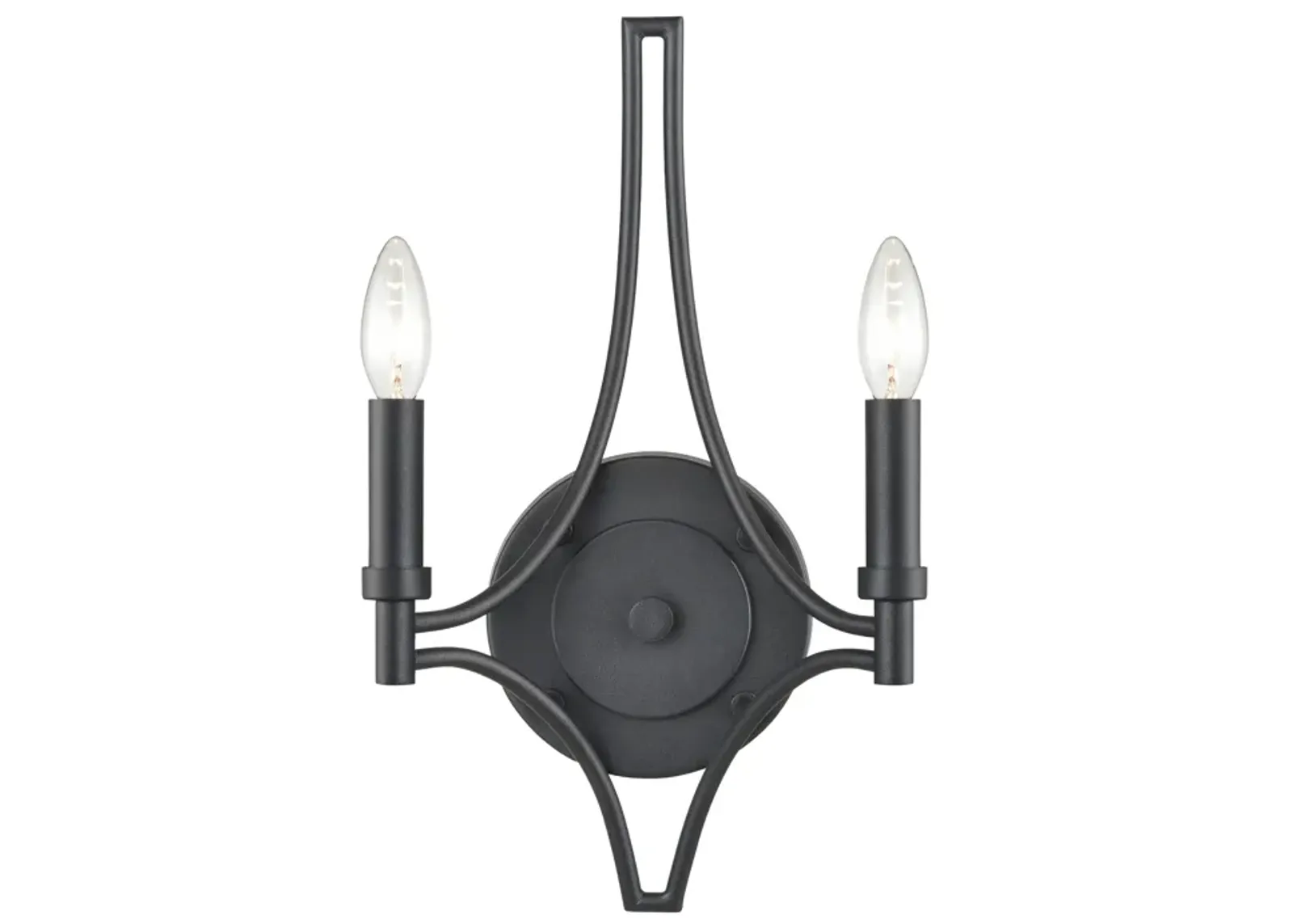 Spanish Villa 16" High 2-Light Sconce - Charcoal