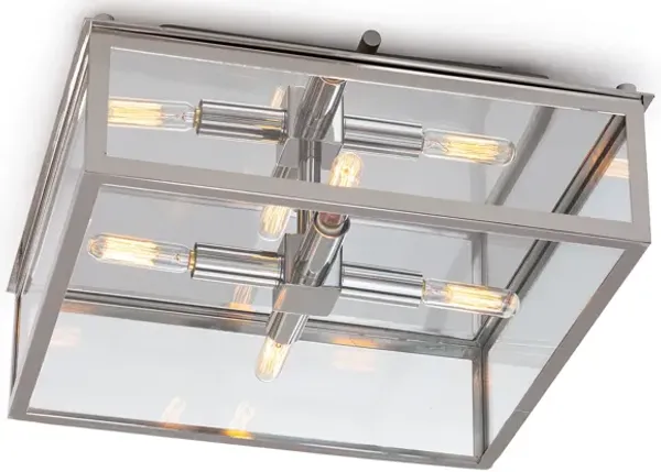 Ritz Flush Mount (Polished Nickel)
