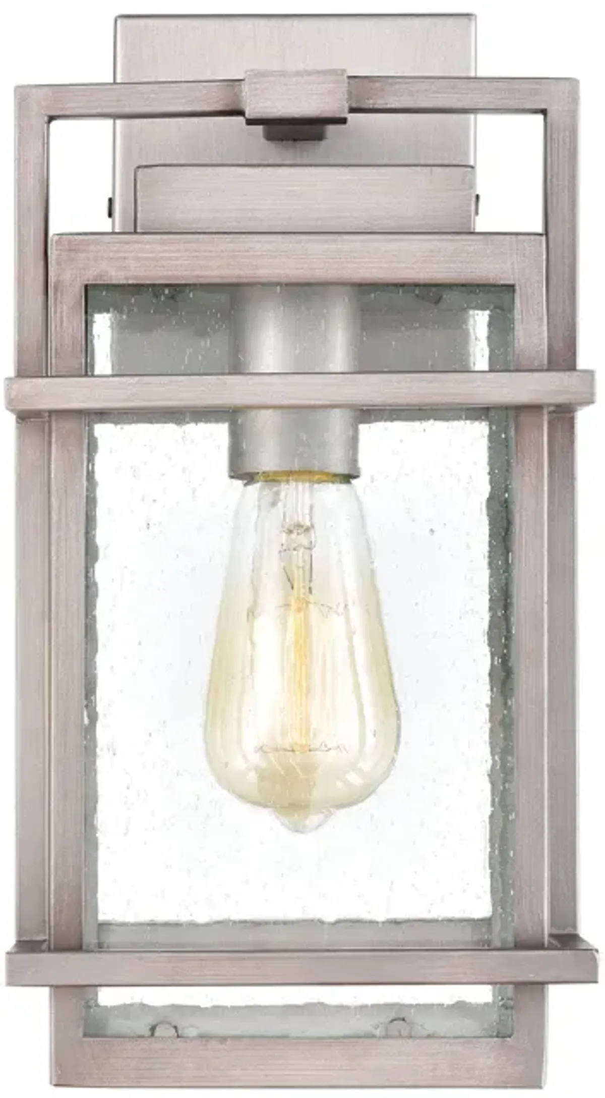 Breckenridge 14" High 1-Light Outdoor Sconce - Weathered Zinc