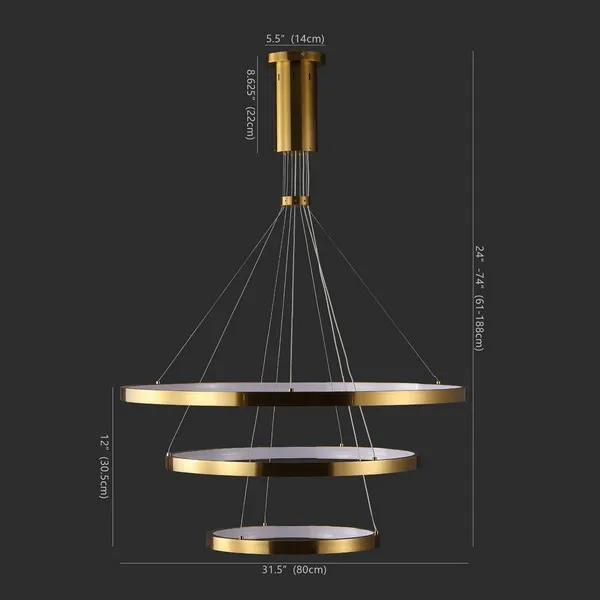 Meranda 3 Tier Chandelier