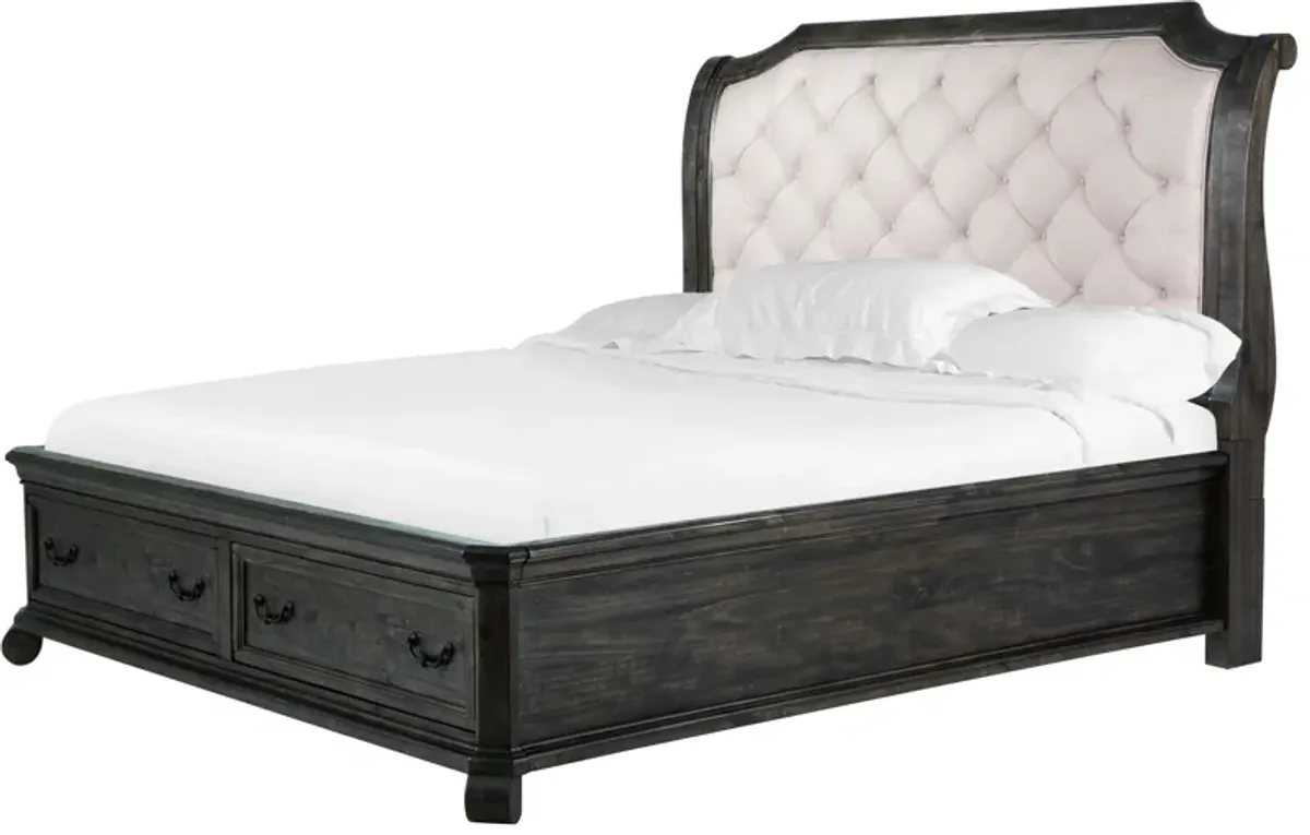 Bellamy Complete Queen Sleigh Storage Bed