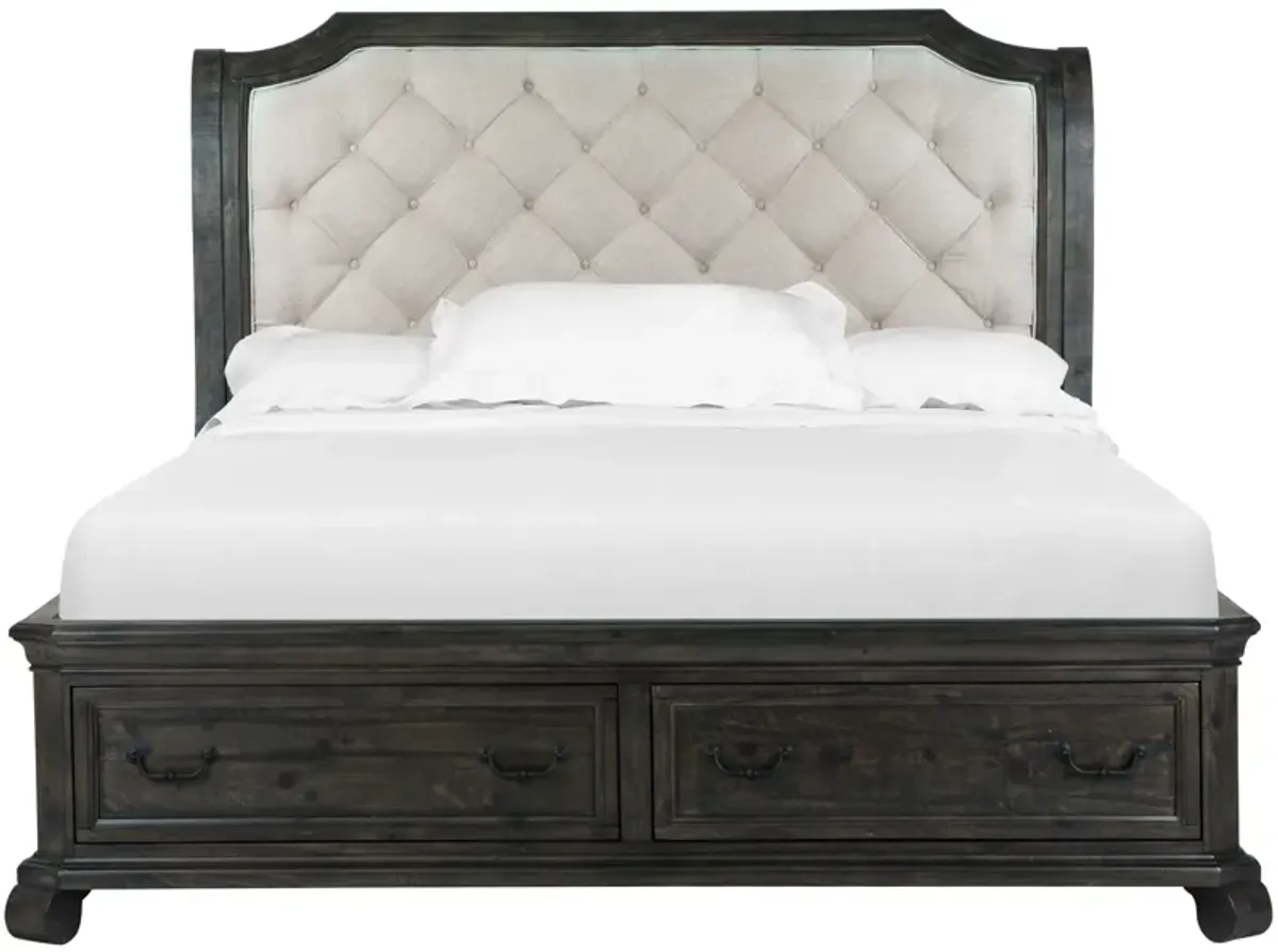 Bellamy Complete Queen Sleigh Storage Bed