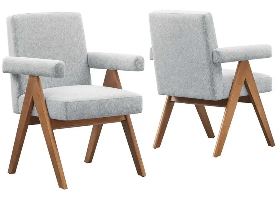 Lyra Fabric Dining Room Chair - Set of 2