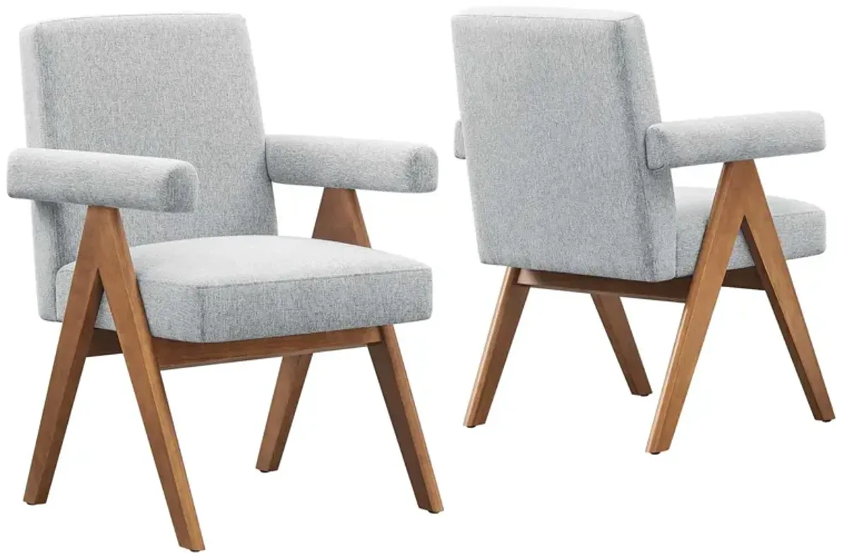 Lyra Fabric Dining Room Chair - Set of 2