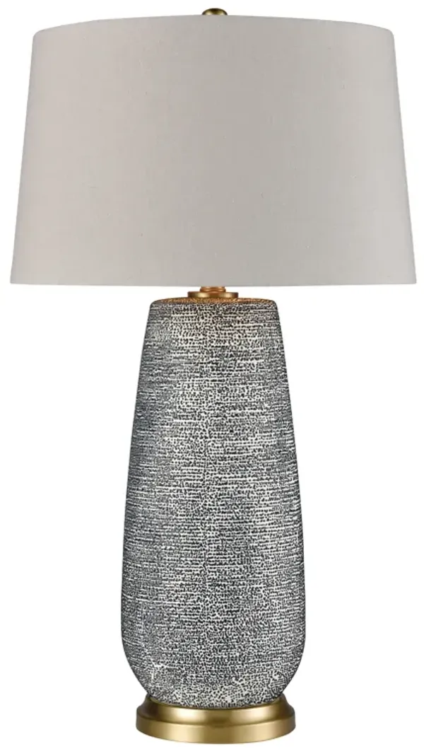 Rehoboth 30'' High 1-Light Table Lamp - Blue - Includes LED Bulb