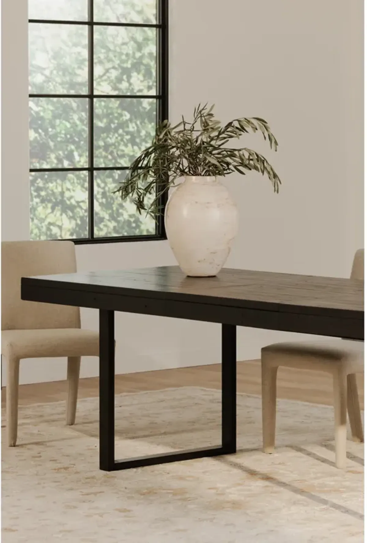 Ben Extension Dining Table Black