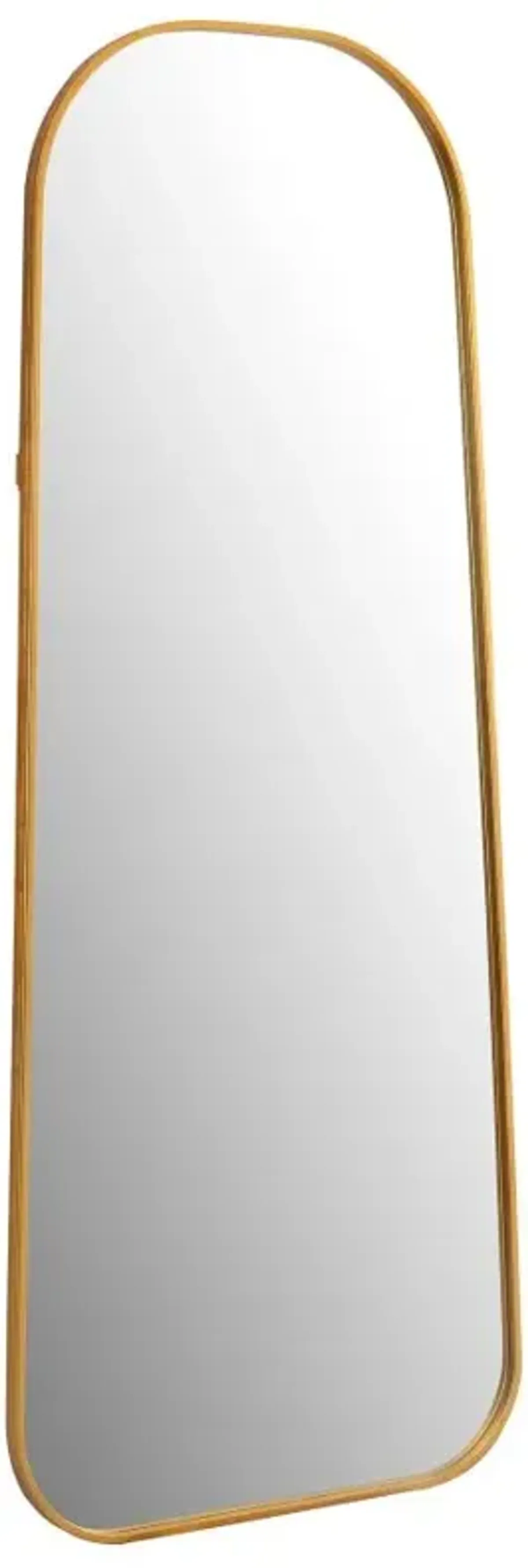 Simeon Metal Frame Full Length 51" Floor Mirror Antique Gold