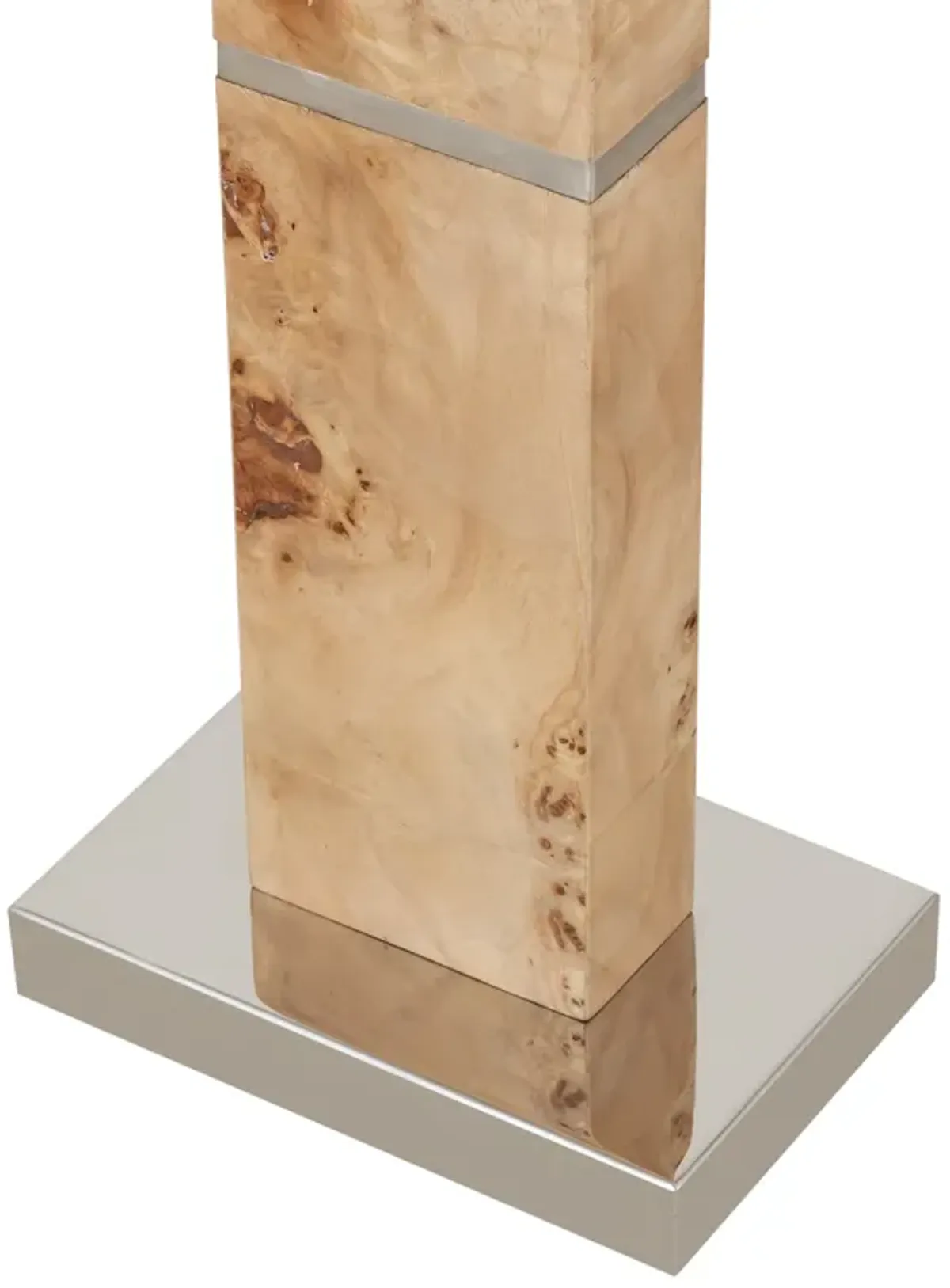 Cahill 63'' High 1-Light Floor Lamp - Natural Burl - Includes LED Bulb