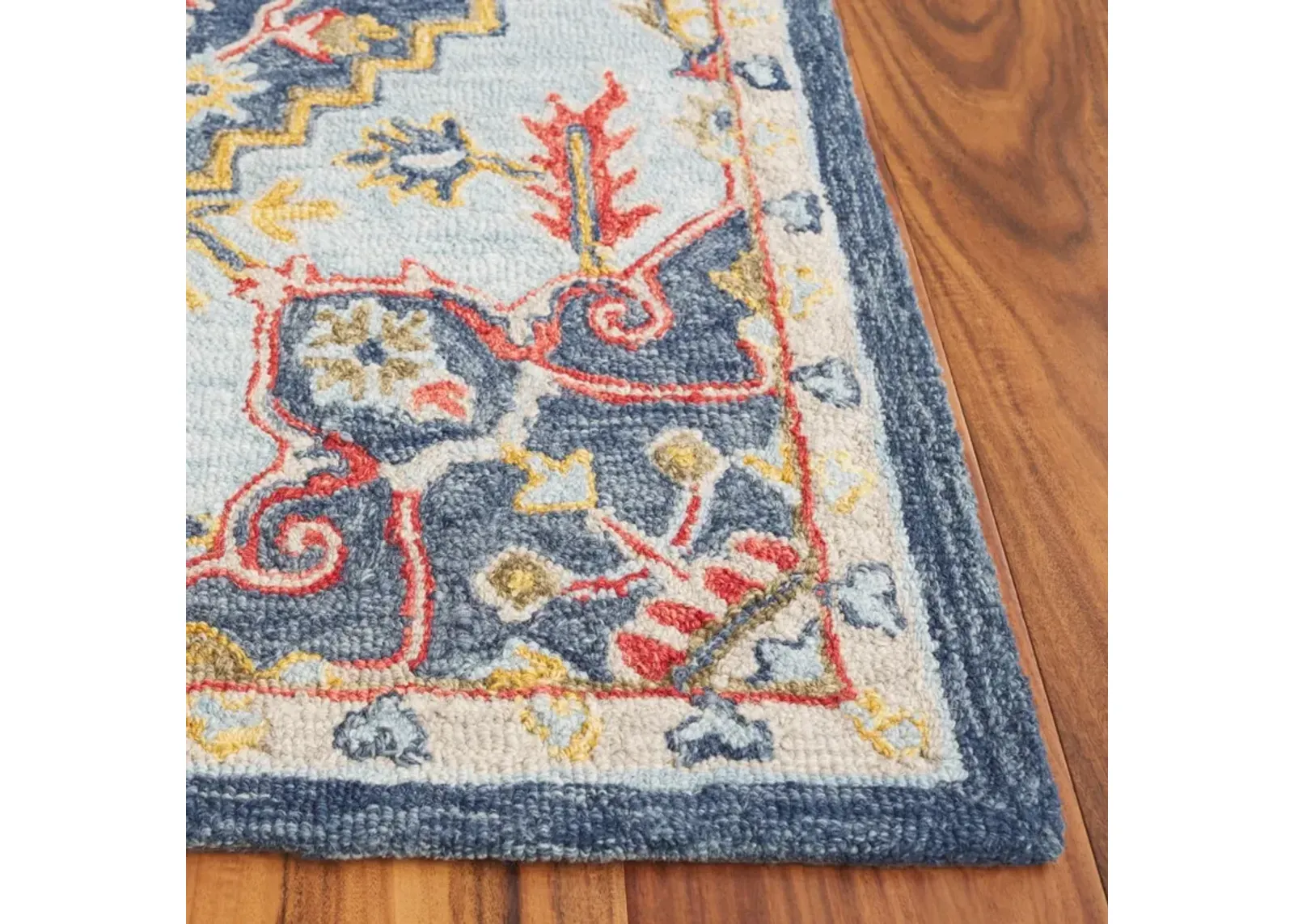 METRO 728 NAVY  6' x 6' Square Square Rug