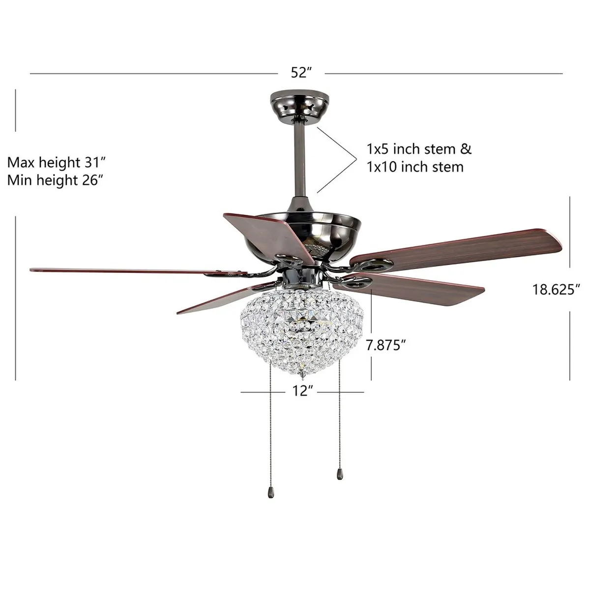 KORLA CEILING LIGHT FAN