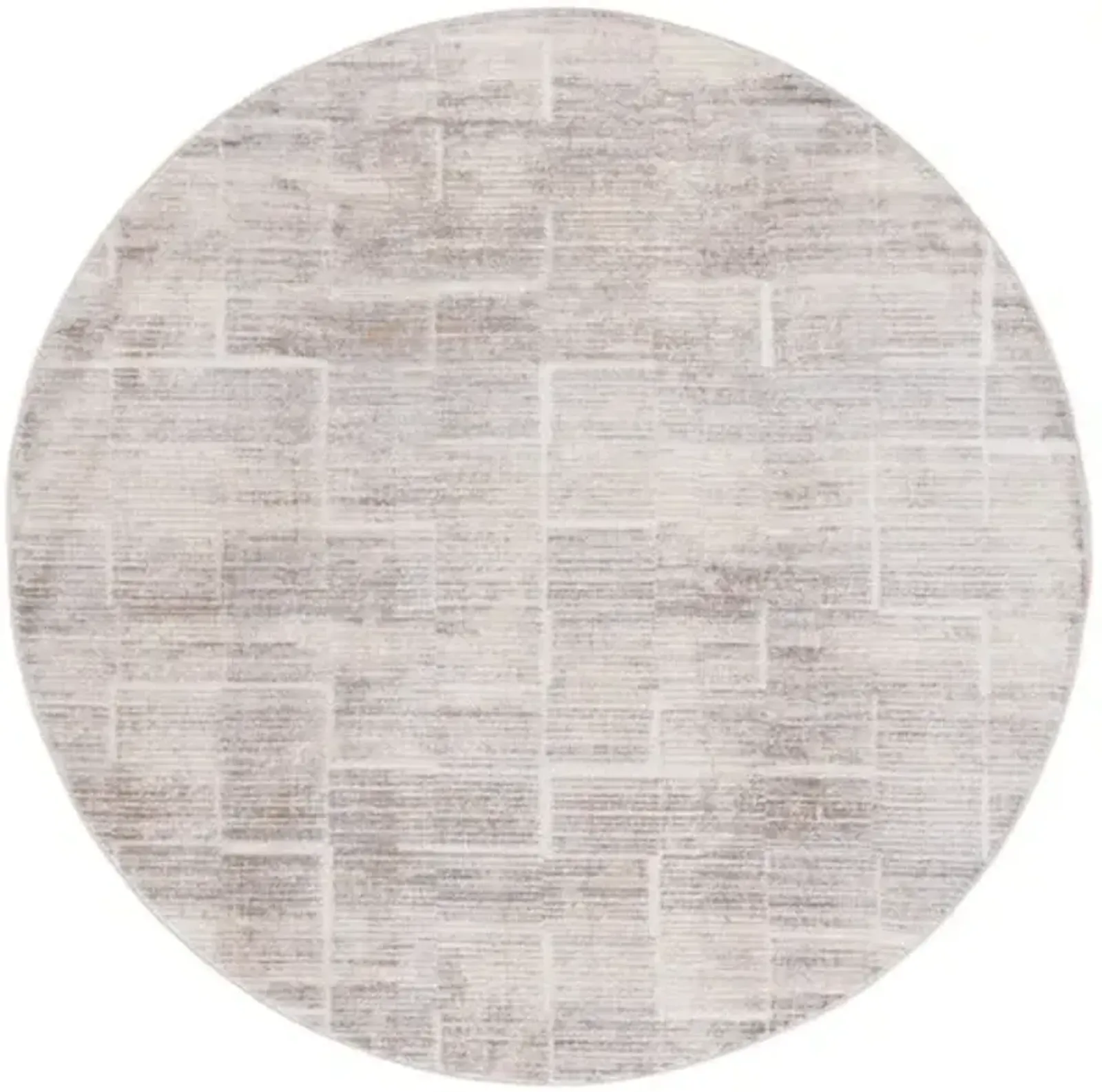 WHISPER 822 Beige 6'-7' X 6'-7' Round Round Rug