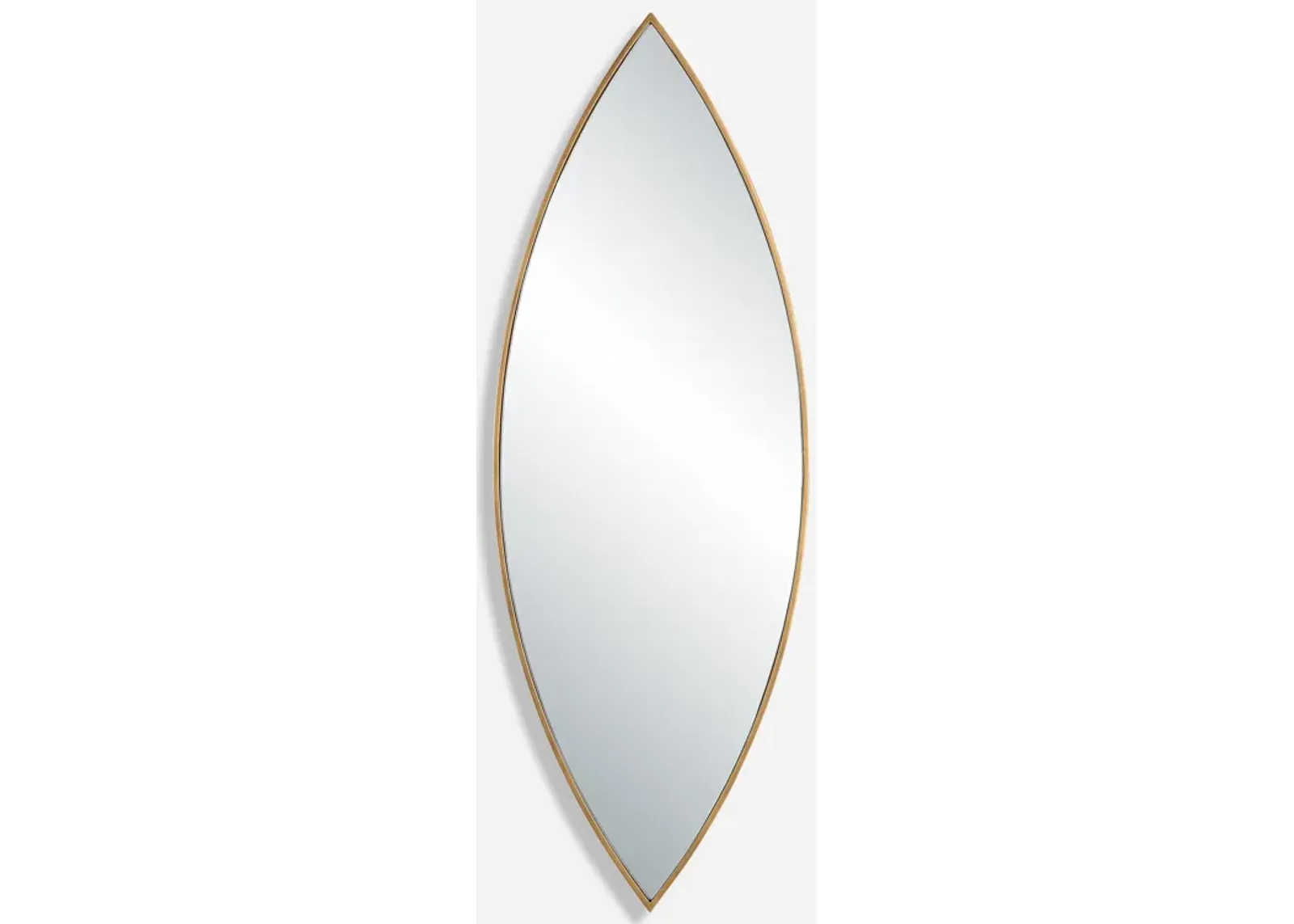 Ellipse Gold Mirror