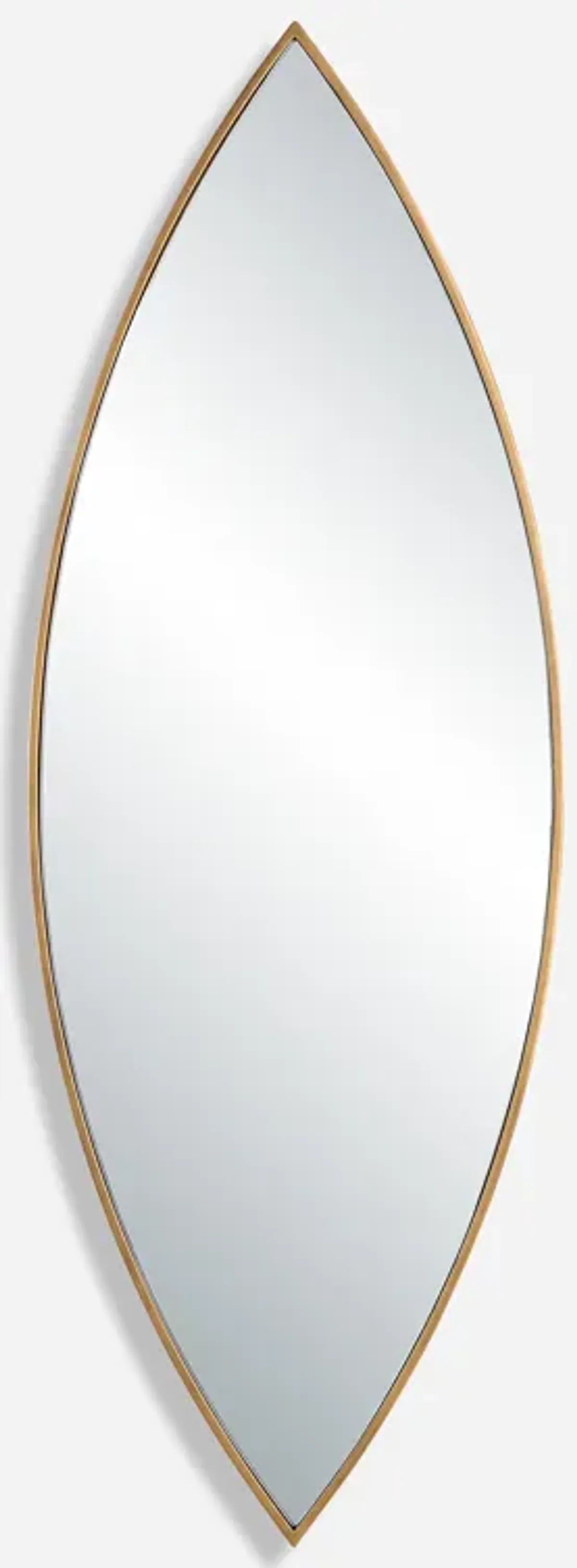 Ellipse Gold Mirror