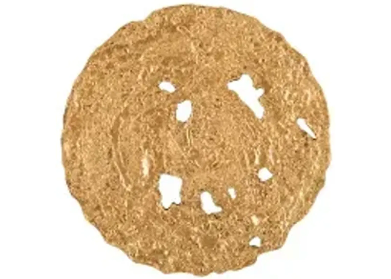 Molten Wall Disc, Small, Gold Leaf