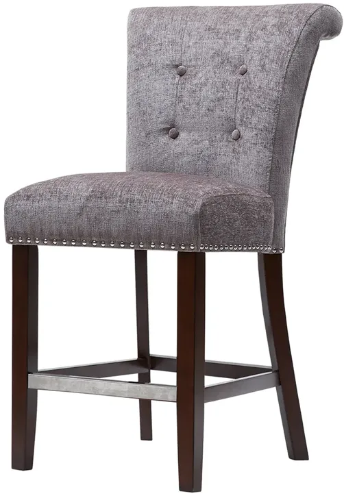 Madison Park Colfax Grey Counter Stool