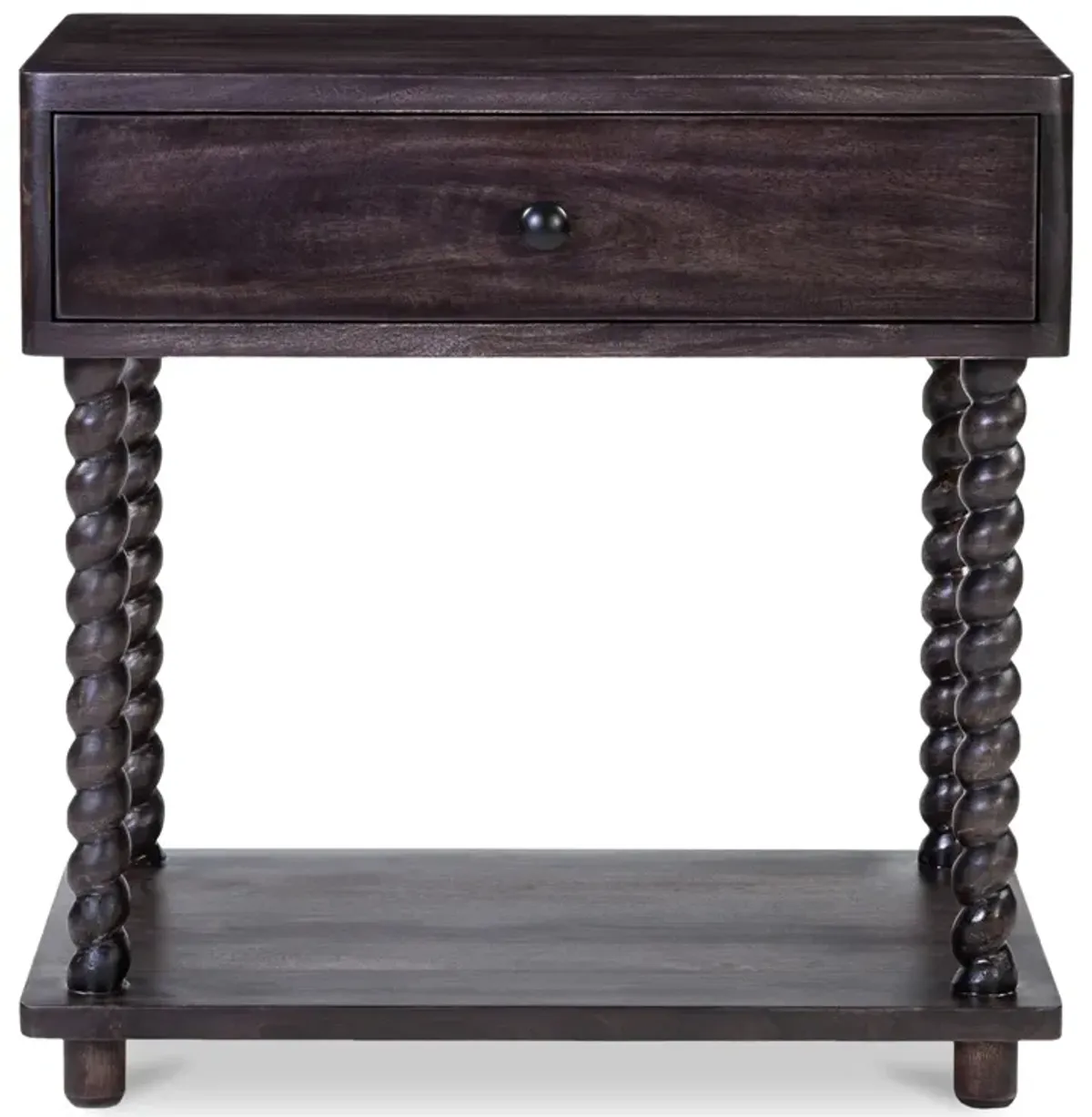 Tabitha Nightstand Dark Brown