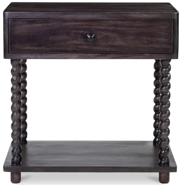 Tabitha Nightstand Dark Brown