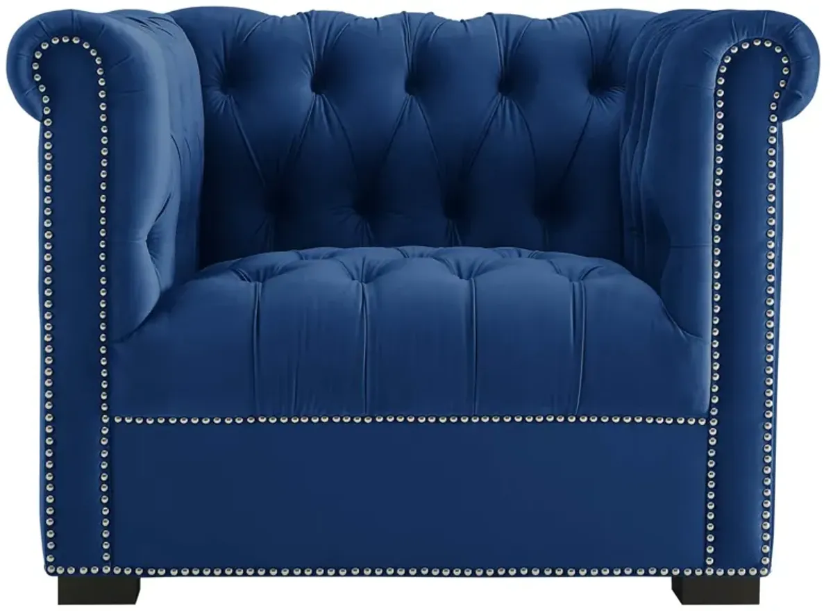 Heritage Performance Velvet Armchair