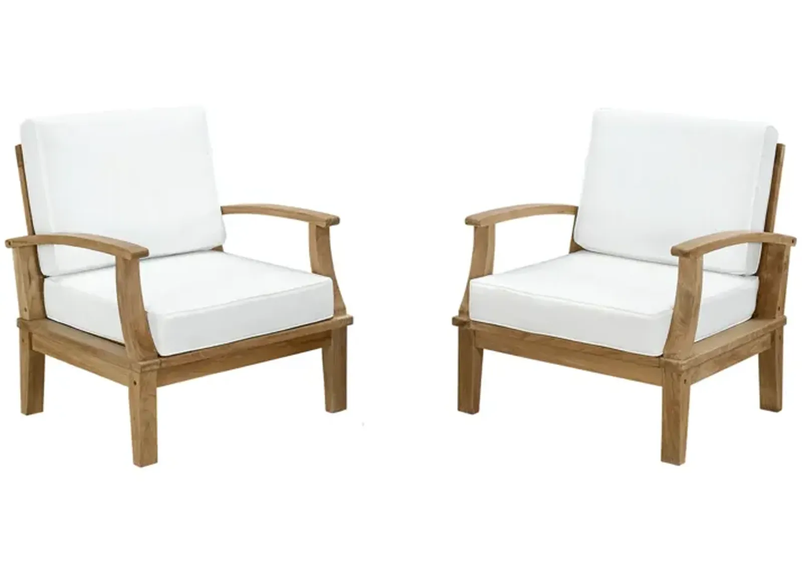 Marina 2 Piece Outdoor Patio Teak Set