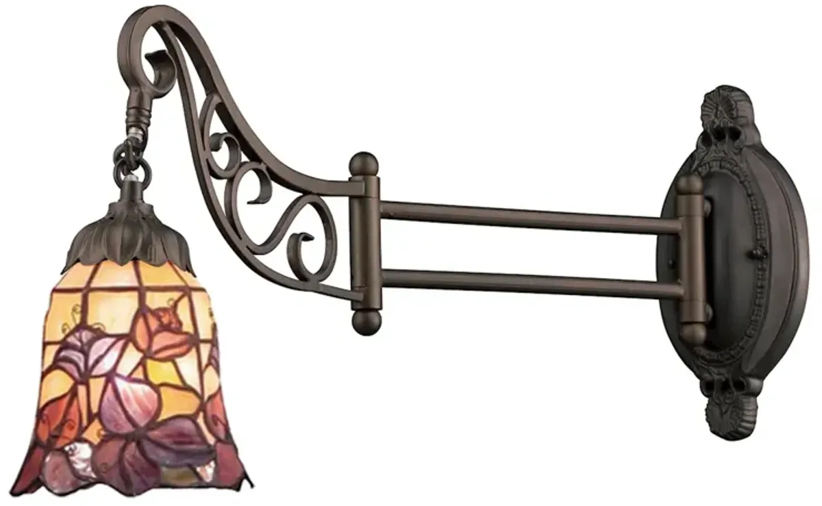 Mix-N-Match 12" High 1-Light Sconce - Tiffany Bronze