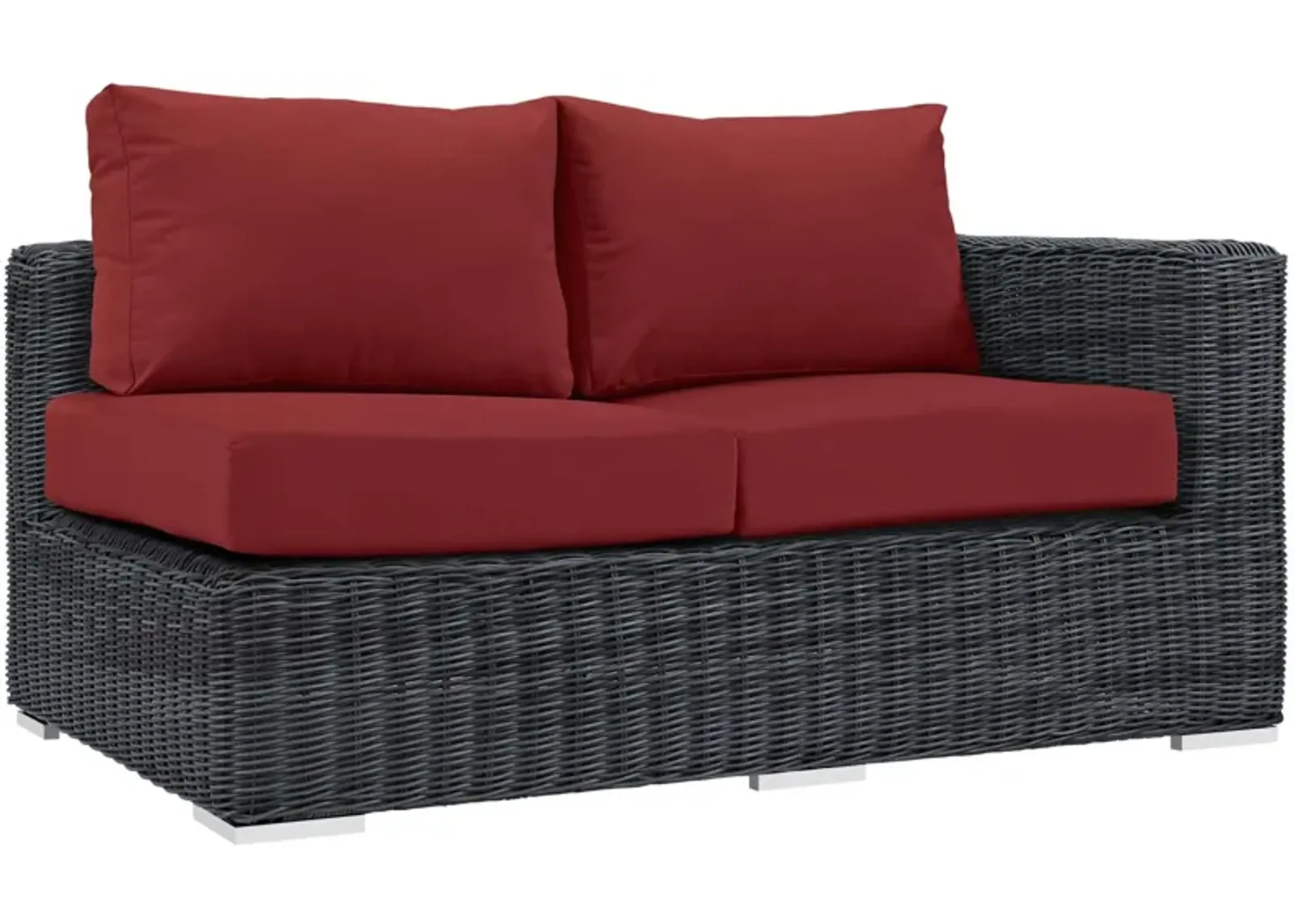 Summon Outdoor Patio Sunbrella® Right Arm Loveseat