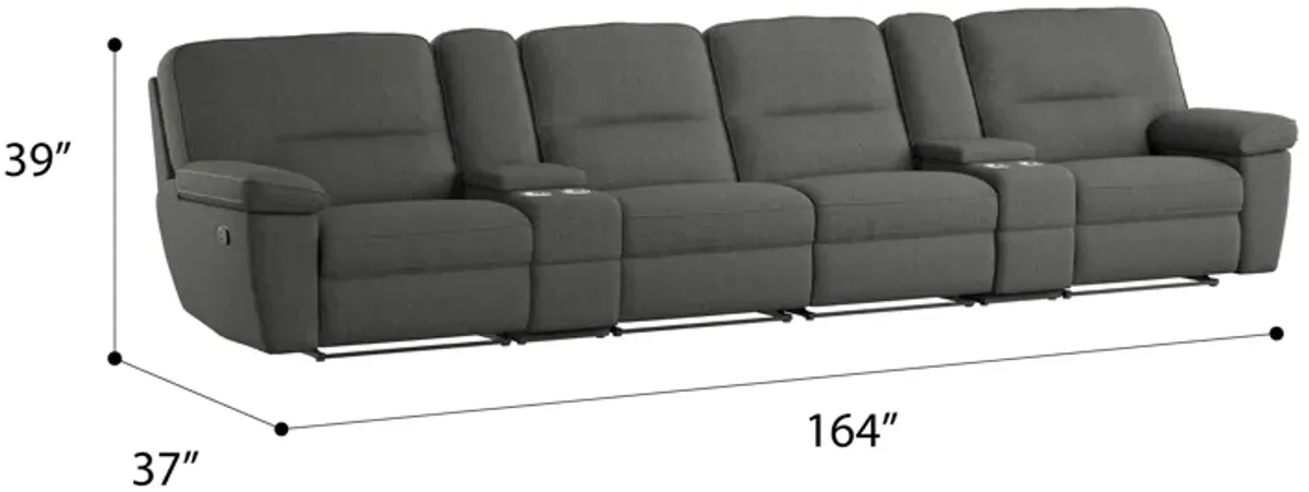 Alberta 6 Piece Modular Reclining Sofa Set