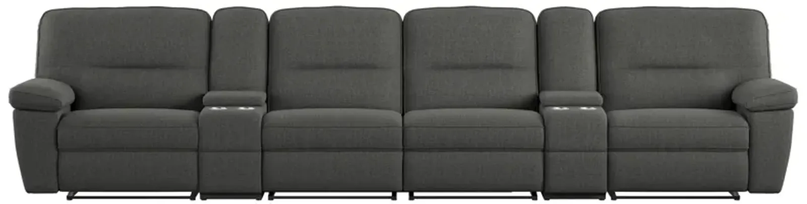 Alberta 6 Piece Modular Reclining Sofa Set