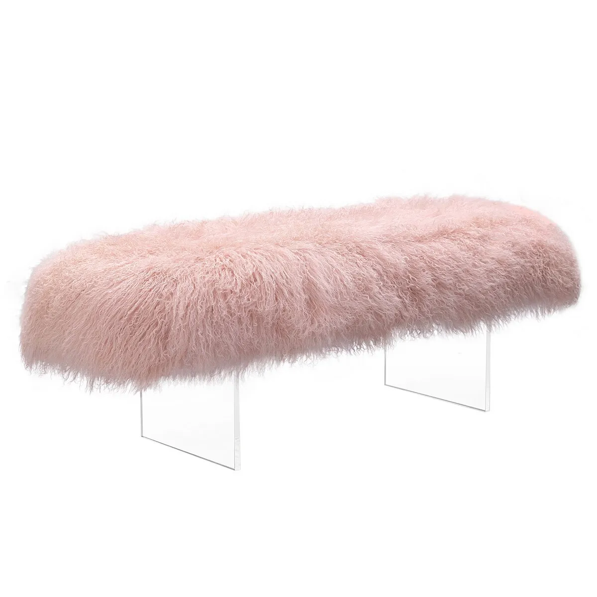 Lilliana Sheepskin Bench