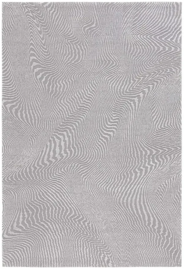 REVIVE 110 Grey 9' X 12' Large Rectangle Rug