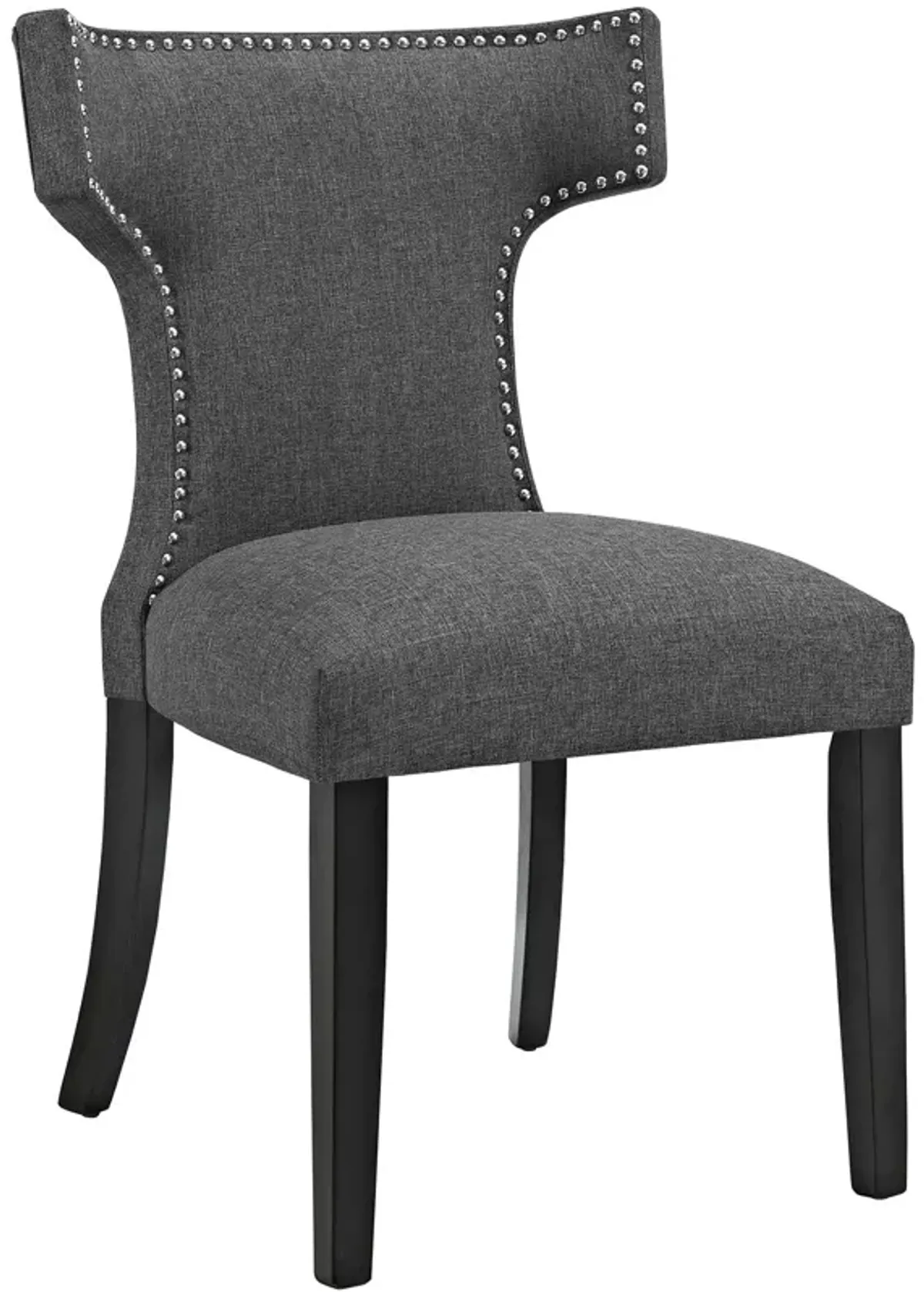 Curve Fabric Dining Chair