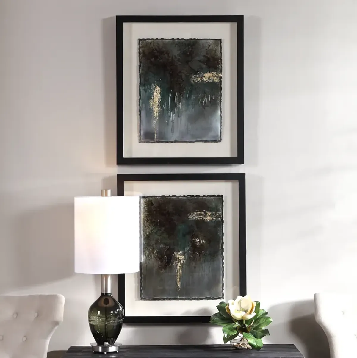 Rustic Patina Framed Prints, Set/2