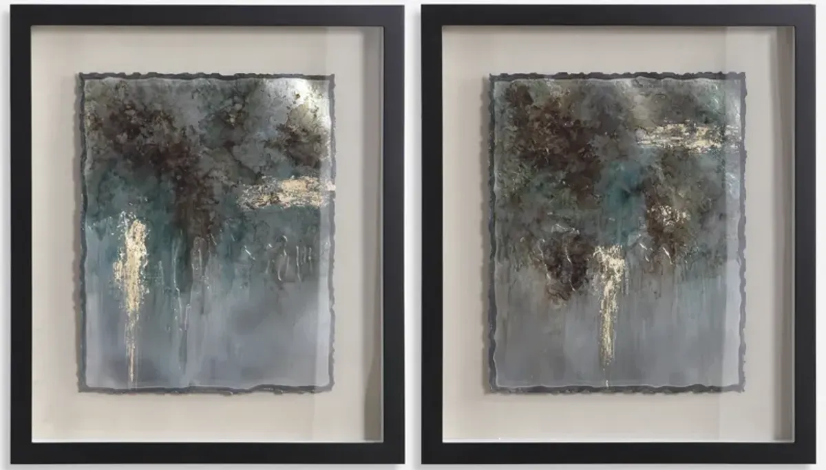 Rustic Patina Framed Prints, Set/2