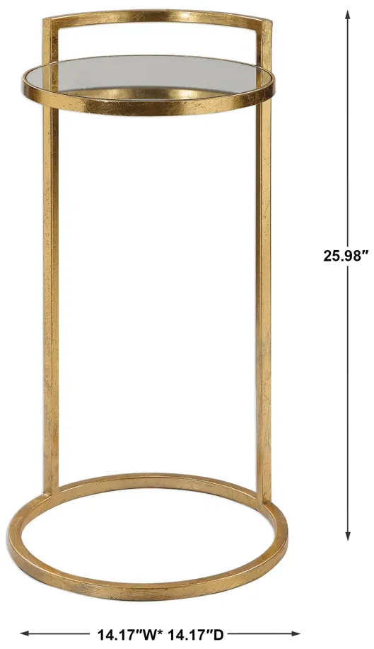 Cailin Gold Accent Table