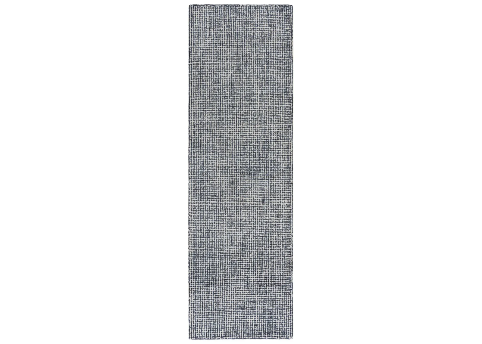 Brindleton Black/Ivory Tweed Wool 2'6" x 8' Runner Rug