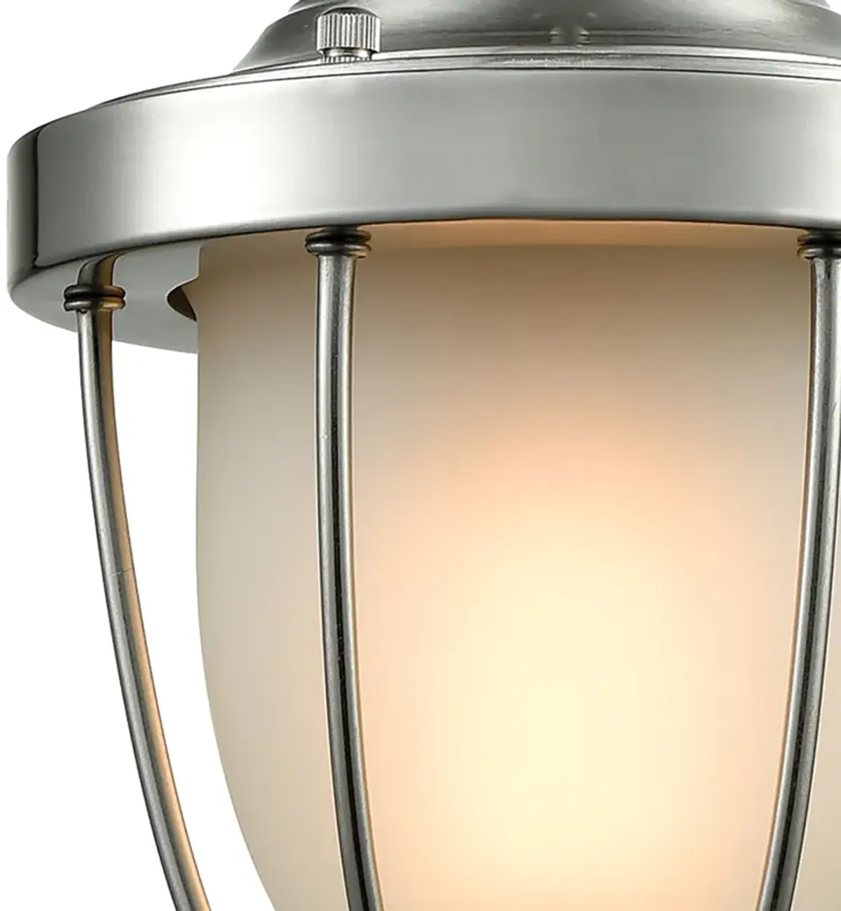 Sturgis 7" Wide 1-Light Mini Pendant - Satin Nickel