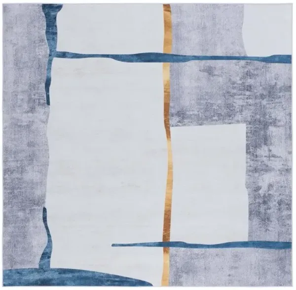 TACOMA 820 M/W S/R Grey  6' X 6' Square Square Rug