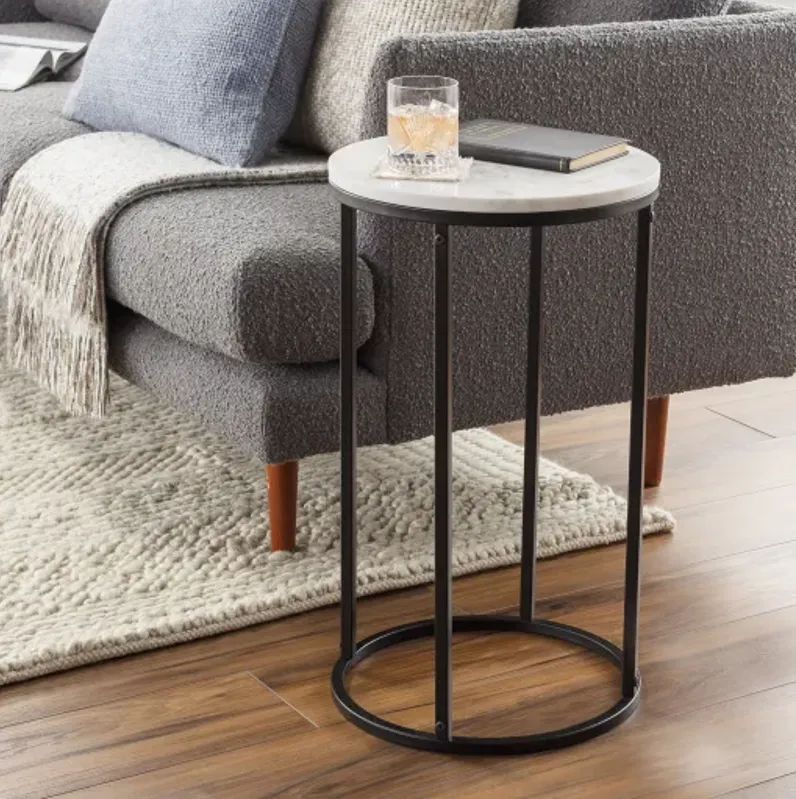 Aryaa YAA-013 24"H x 14"W x 14"D End Table