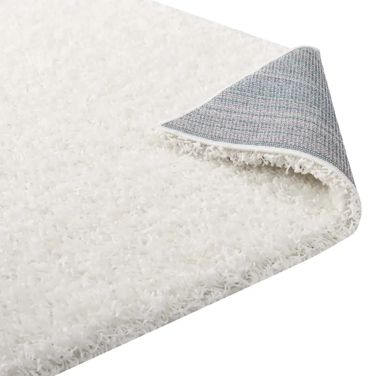 Enyssa Solid 5x8 Shag Area Rug