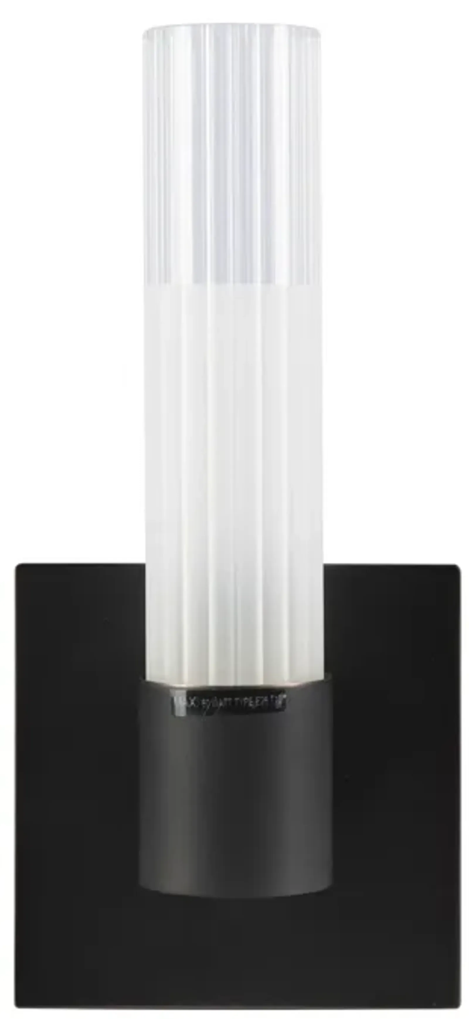 Regato Uno 120V Sconce. Frosted glass w/Clear Top / ORB finish.