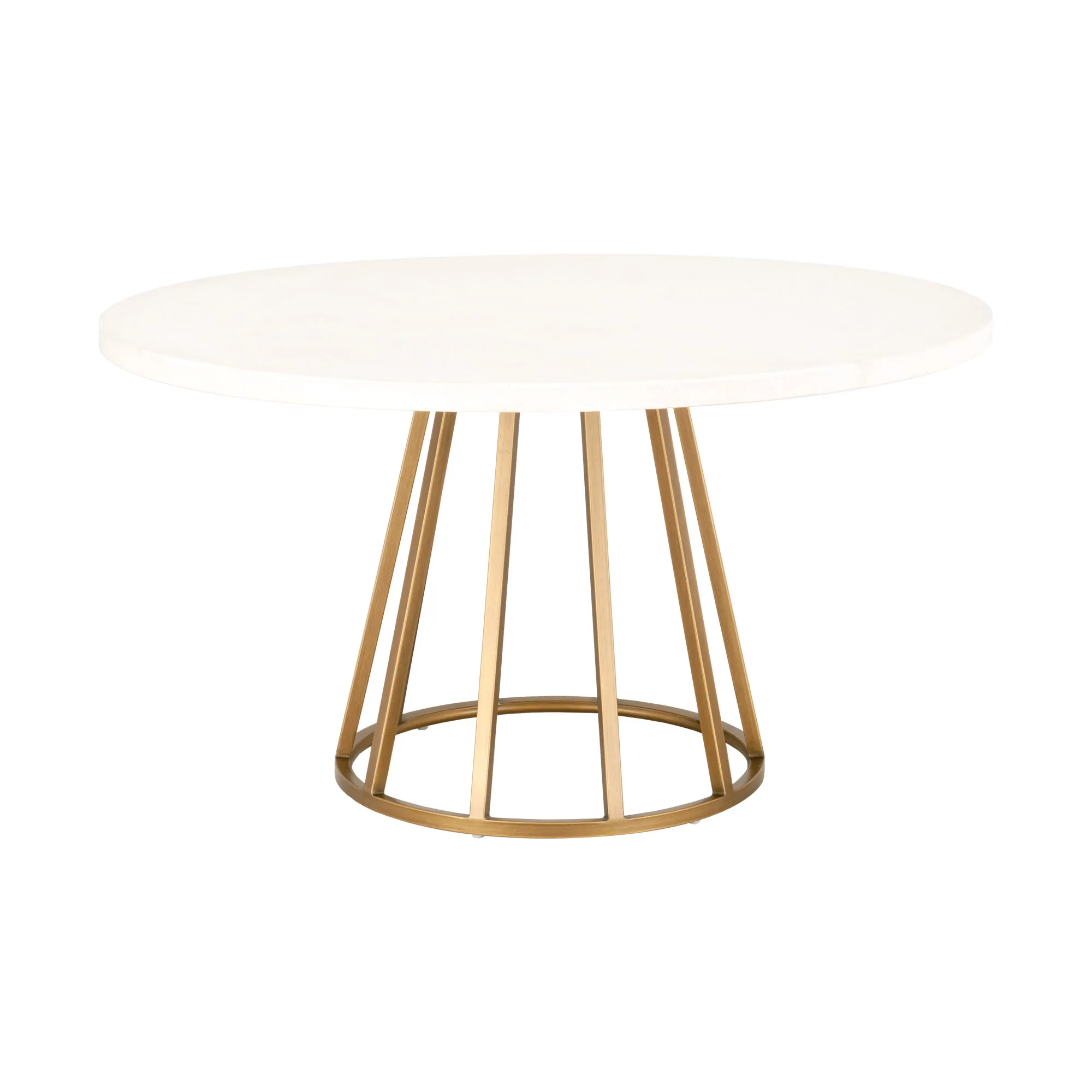 Turino 54" Round Dining Table Concrete Top