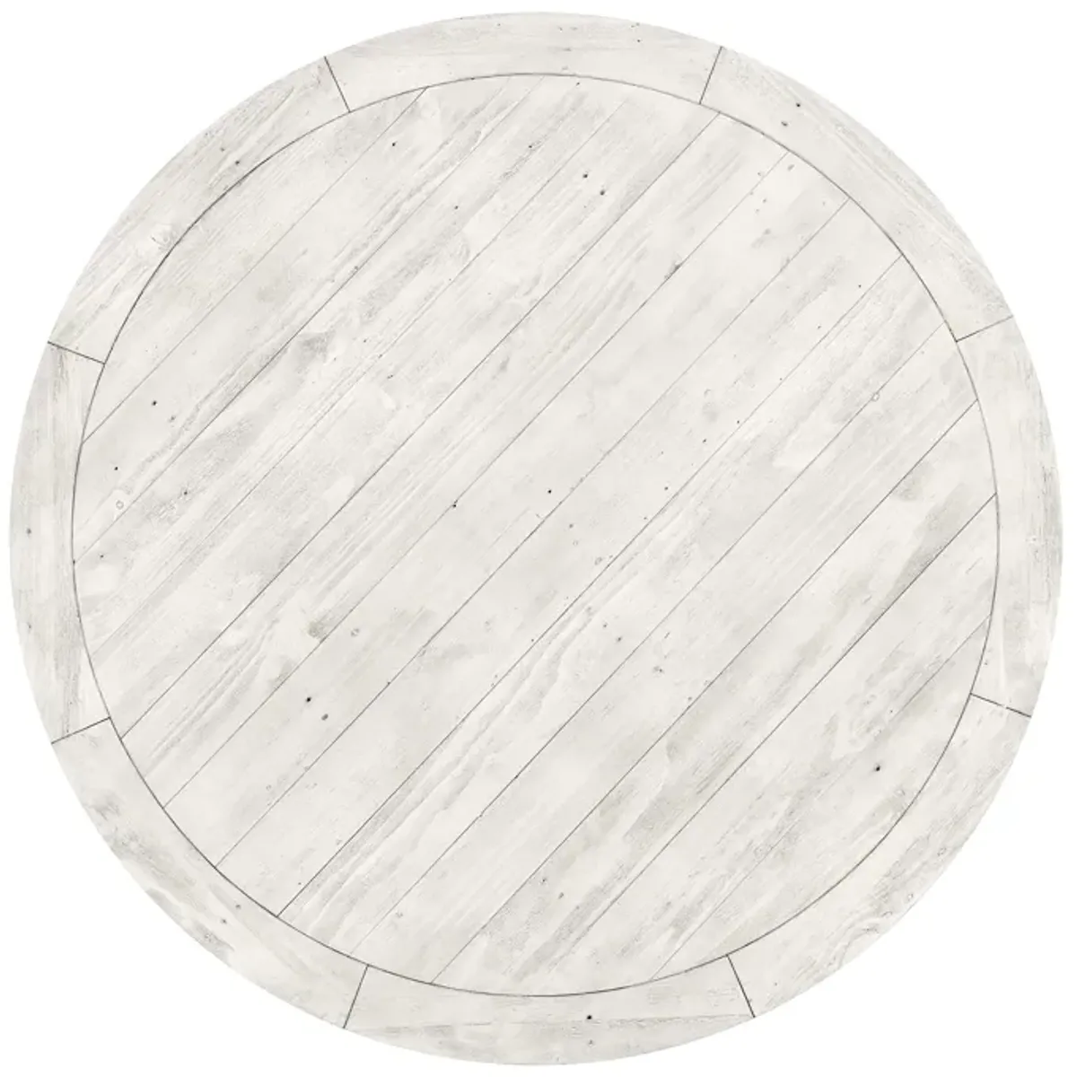 Quincy 55" Round Dining Table Nordic Ivory