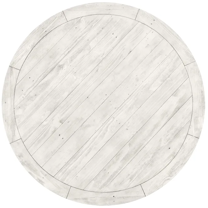 Quincy 55" Round Dining Table Nordic Ivory