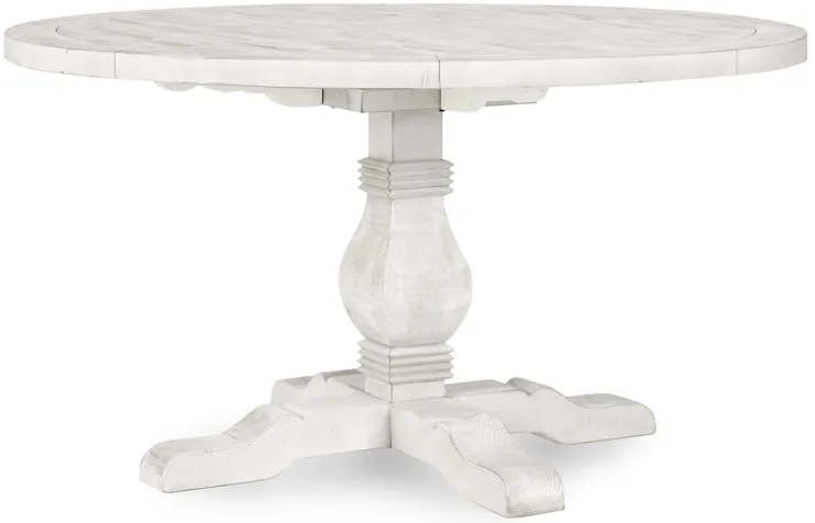 Quincy 55" Round Dining Table Nordic Ivory