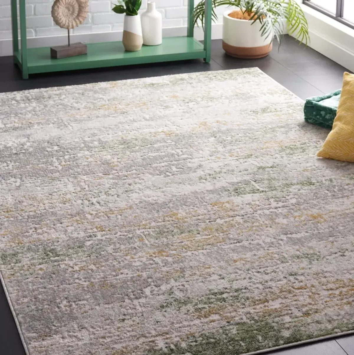 PALMA 358 GREY  2'-2' x 5' Accent Rug