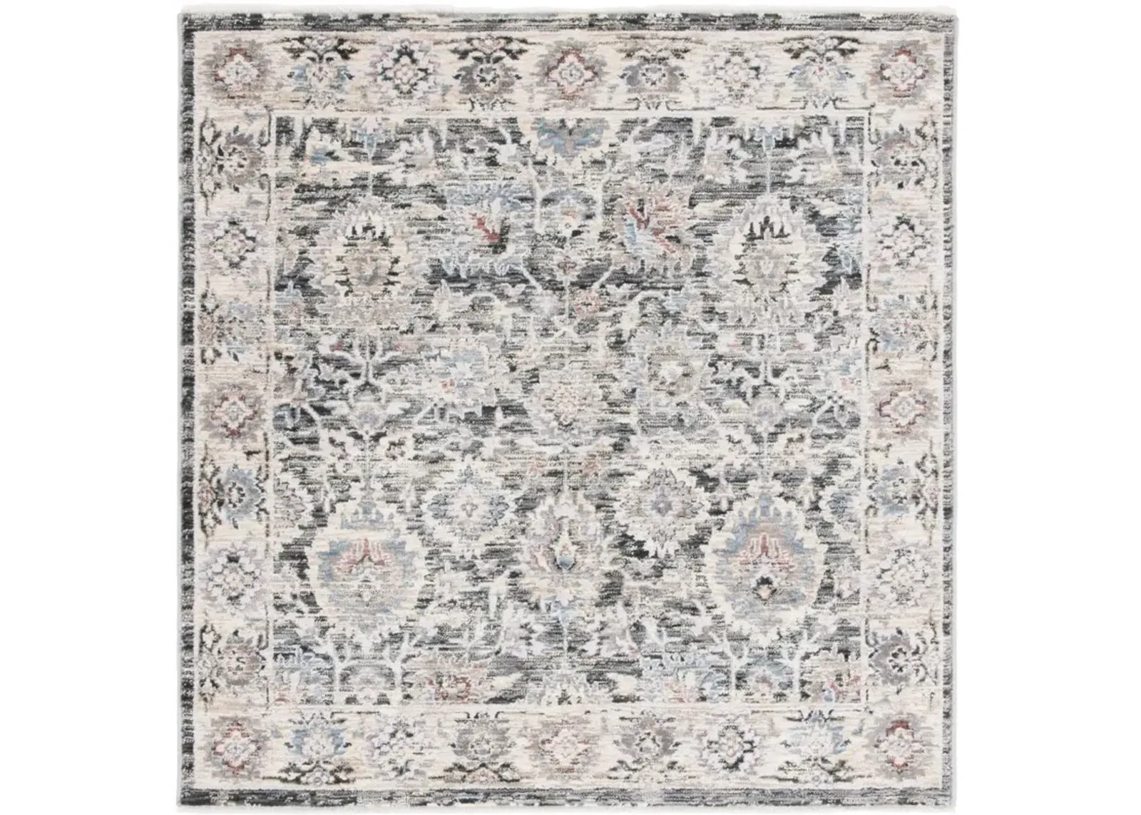 ARTIFACT 558 CHARCOAL  4' x 4' Square Square Rug