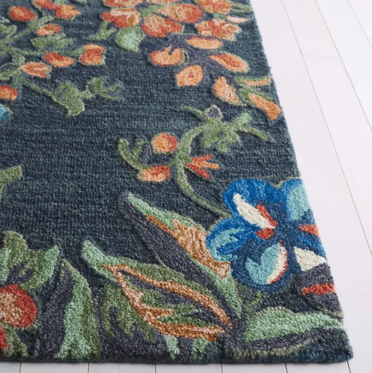 JARDIN 850 BLUE  6' x 6' Square Square Rug