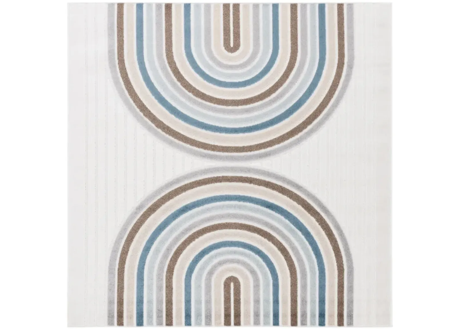 STELLA 116 IVORY  6'-7' x 6'-7' Square Square Rug