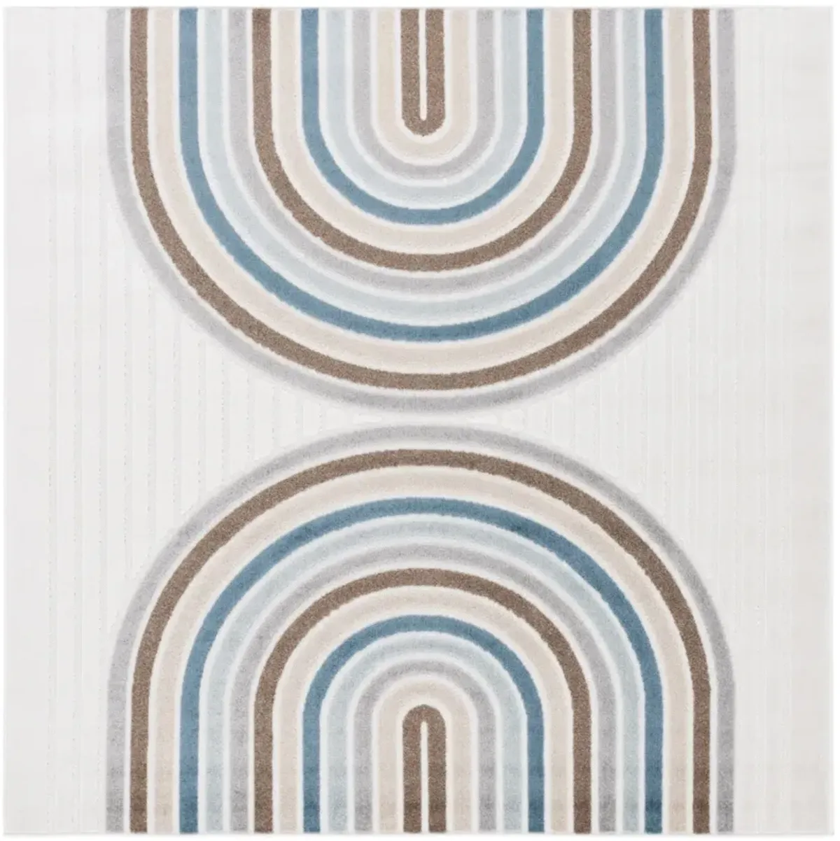 STELLA 116 IVORY  6'-7' x 6'-7' Square Square Rug