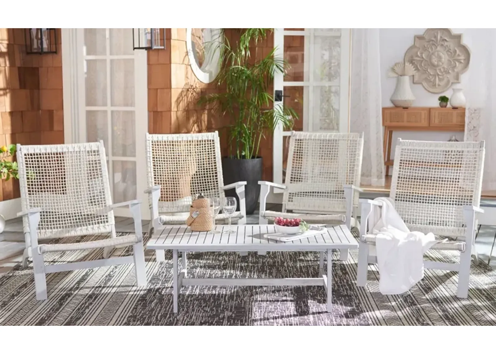 Deven Outdoor 5-Piece Coffee Set