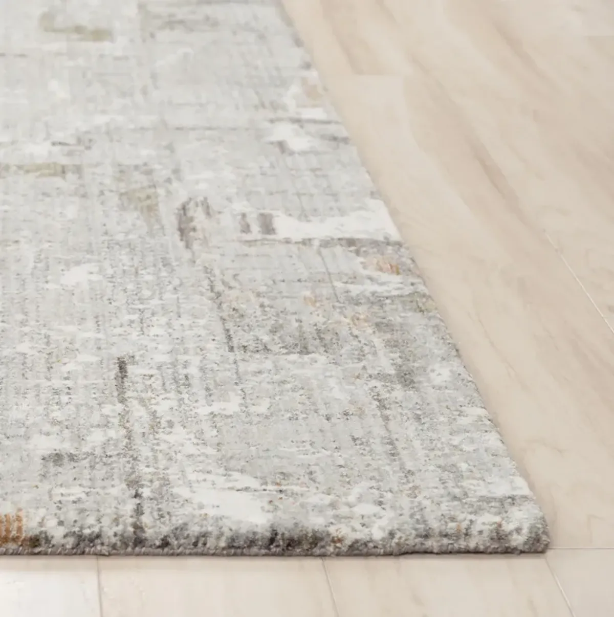 Anatolia Gray/Ivory Abstract Recycled Polyester 10' x 13' Rectangle Rug